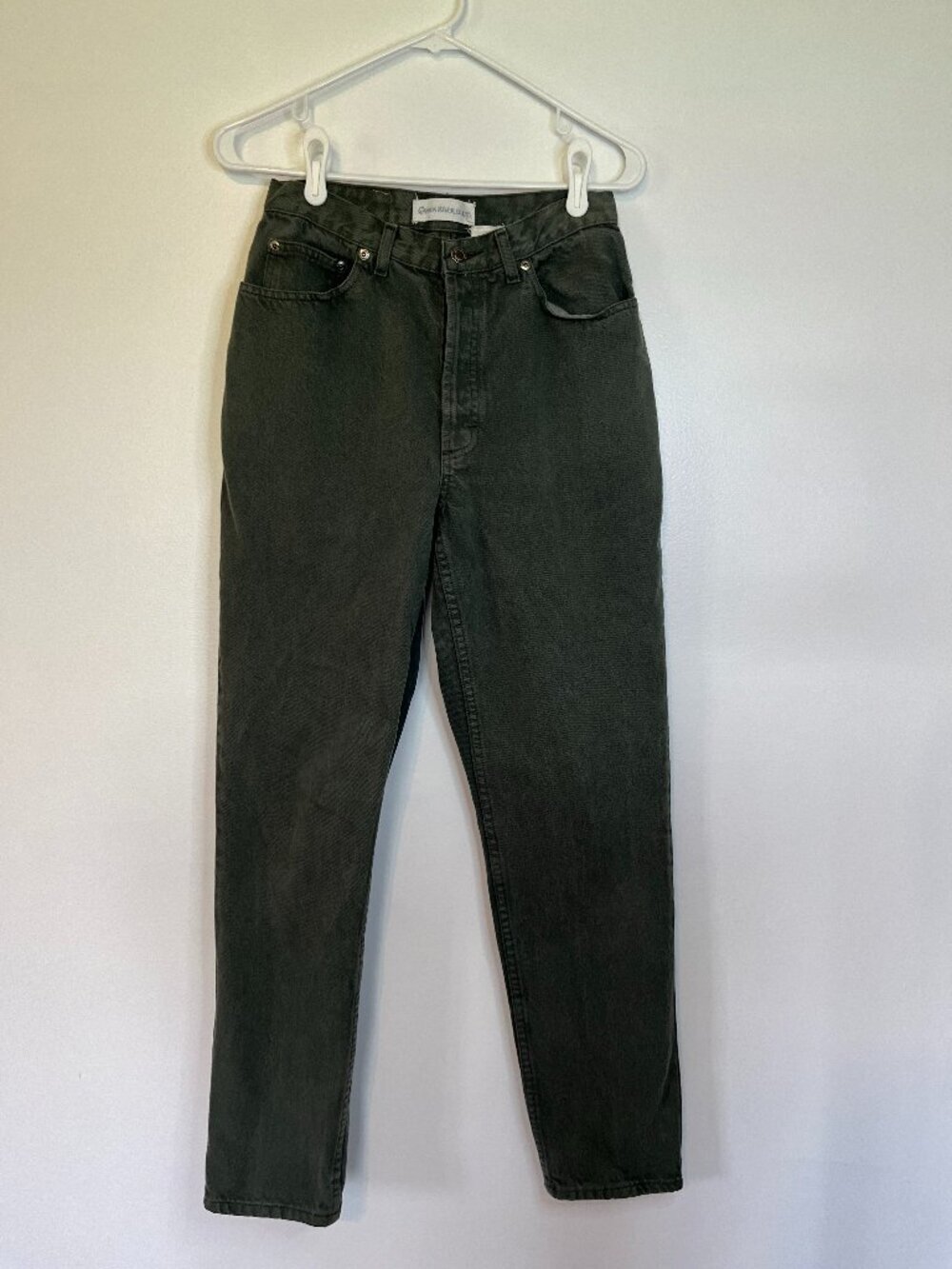 Canyon River Blues Vintage 90s Button Fly Olive Green Jeans